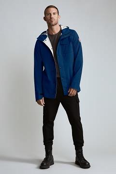 Chamarras Canada Goose Hombre México - Nanaimo Chubasquero Azules Oscuro WC5403219